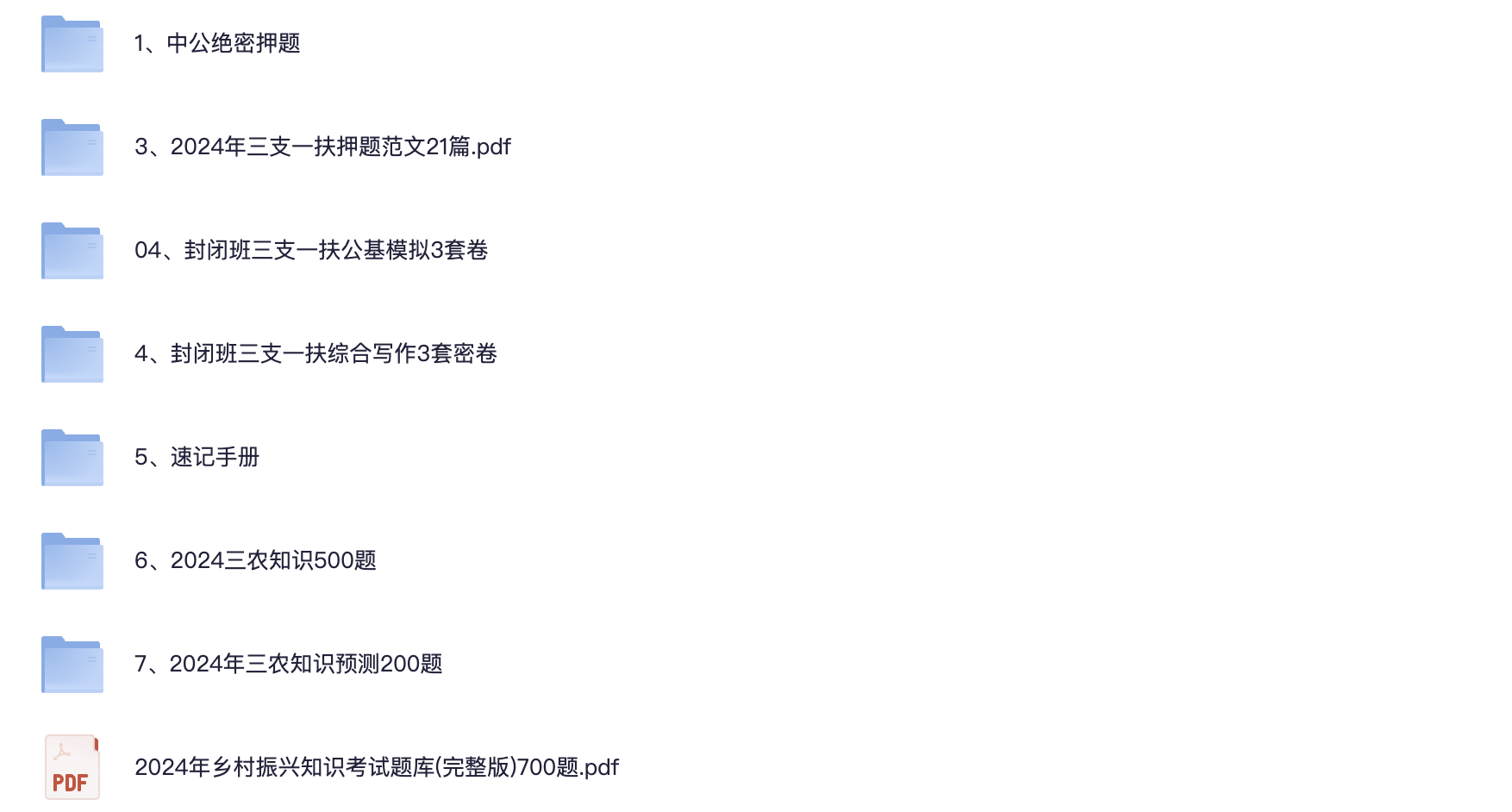 图片[1]|2024三支一扶资料合集｜押题卷＋题库＋范文＋模拟卷全收录