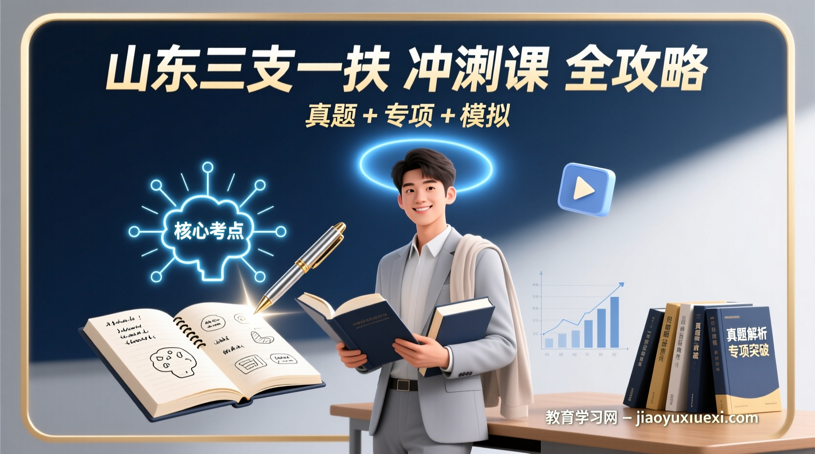 🌟 山东省“三支一扶”冲刺课 — 全面备考利器山东省三支一扶冲刺课(超格出品)|真题 + 专项 + 模拟全覆盖