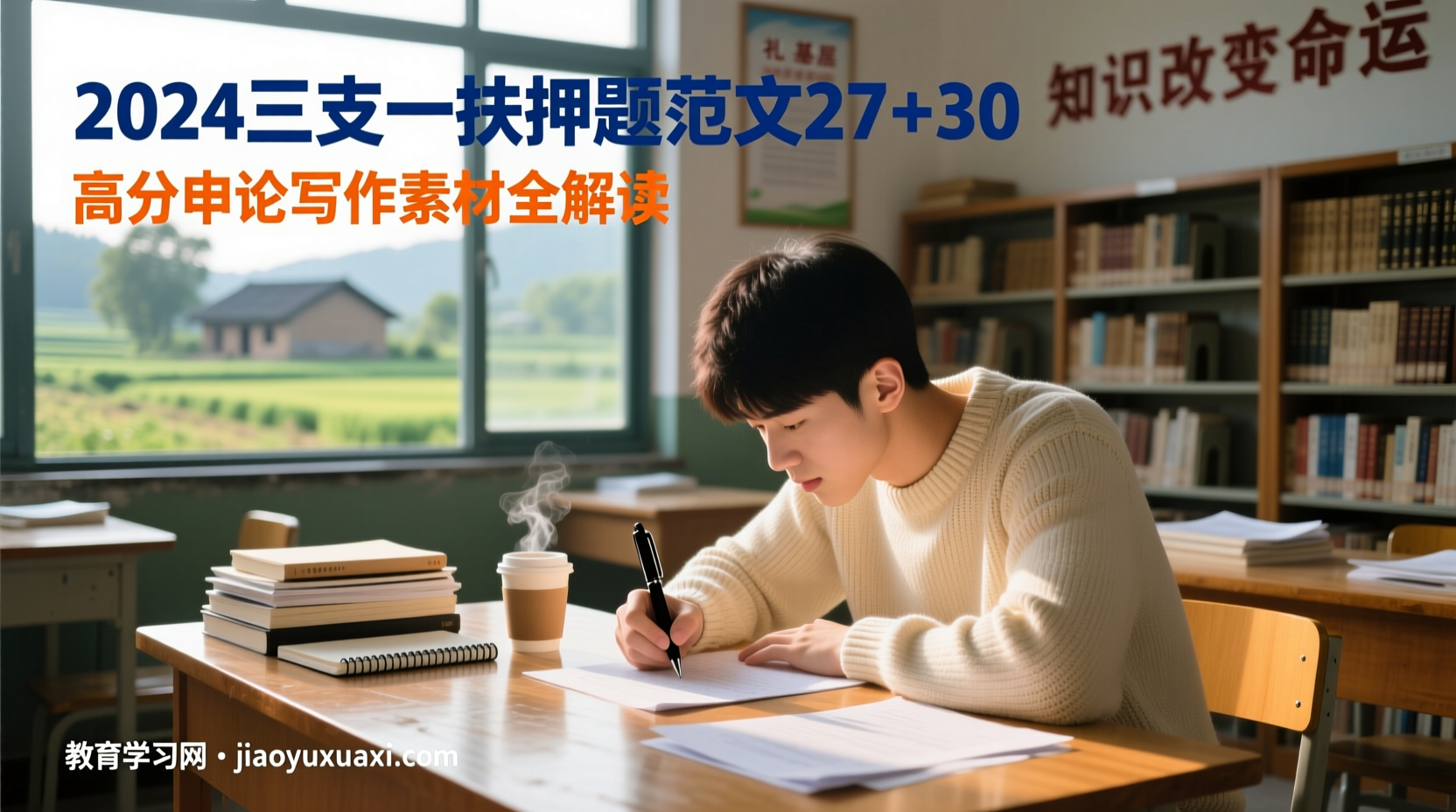 2024年三支一扶押题范文27+30 —— 提前洞悉写作方向的秘密武器2024三支一扶押题范文27+30|高分申论作文素材全解析