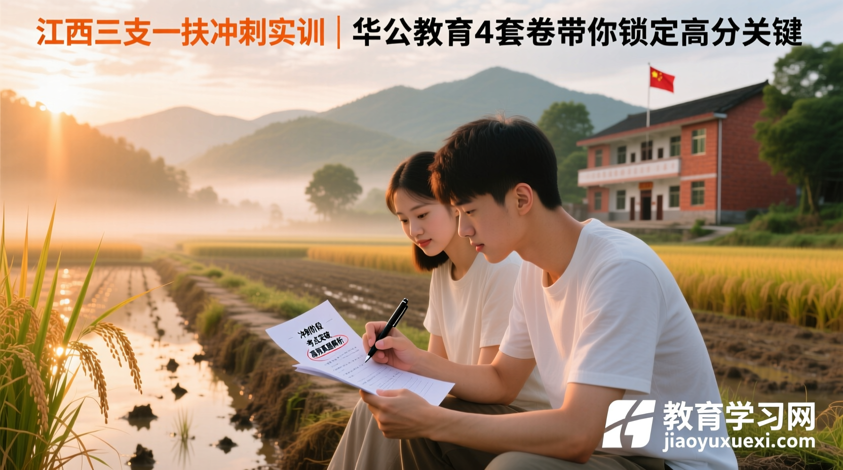 2024江西三支一扶考前冲刺卷｜华公教育全套4卷精准解析，直击考点核心！2024江西三支一扶考前冲刺卷｜华公教育4套试卷详解与考点分析