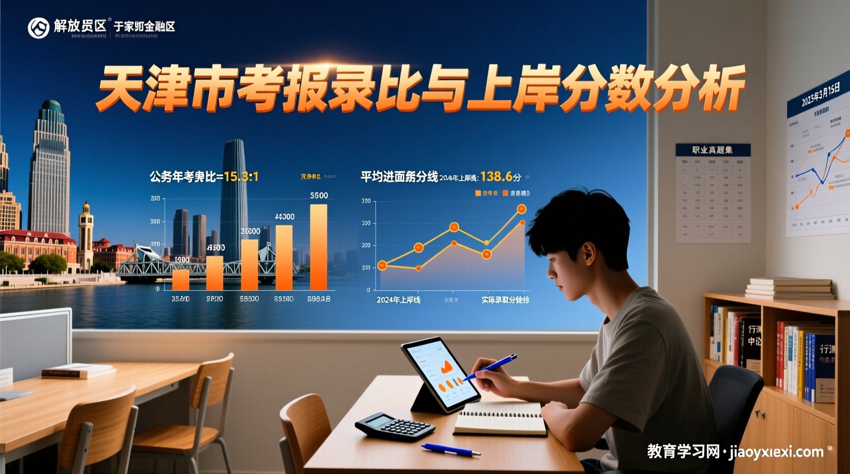 天津市考报录比与上岸分数全解析：各区收入待遇大盘点（2021-2024）天津市考报录比与上岸分数分析：2022-2024公务员各区收入待遇全解析