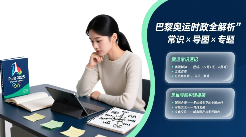🏅 2025 时政重磅｜巴黎奥运会全套资料：常识速记 + 思维导图 + 深度时政专题【免费】|教育学习网