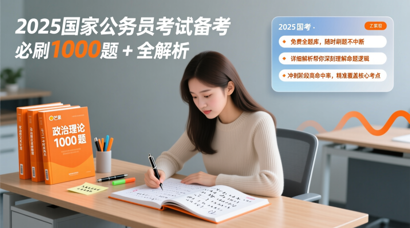 🧩 2025 国考高分利器｜芒果公考政治理论必刷 1000 题 + 答案解析全面公开|教育学习网