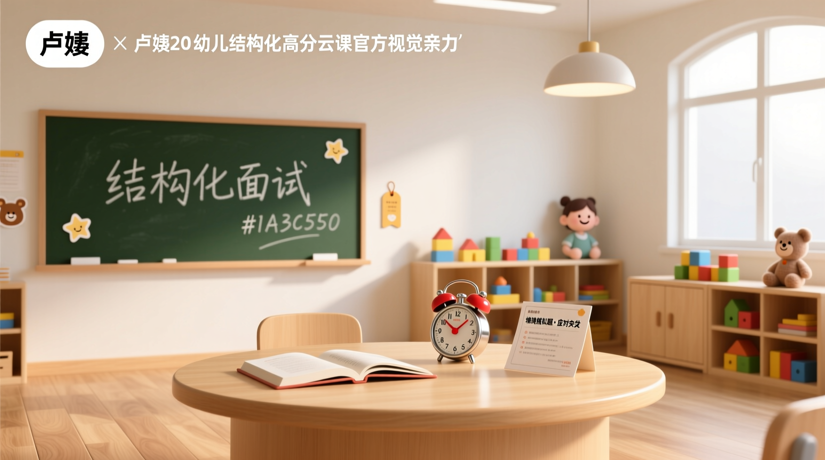 🔥 卢姨经典：2024幼儿园结构化高分秘籍全解析 — 法宝、套路与时政武器全囊括2024 卢姨幼儿园结构化高分精讲班视频讲义