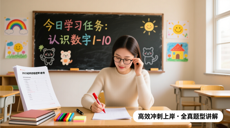 🌈2023幼儿教师资格密押卷全解析：冲刺上岸的“黄金三套卷”！|教育学习网