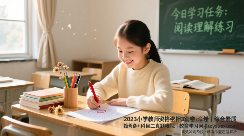 🏫2023小学教师资格密押卷全揭秘｜冲刺综合素质与科目二的“高分钥匙”！|教育学习网