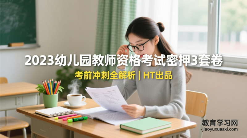 幼教上岸通关密钥｜2023年教师资格考试密押3套卷全解析|教育学习网