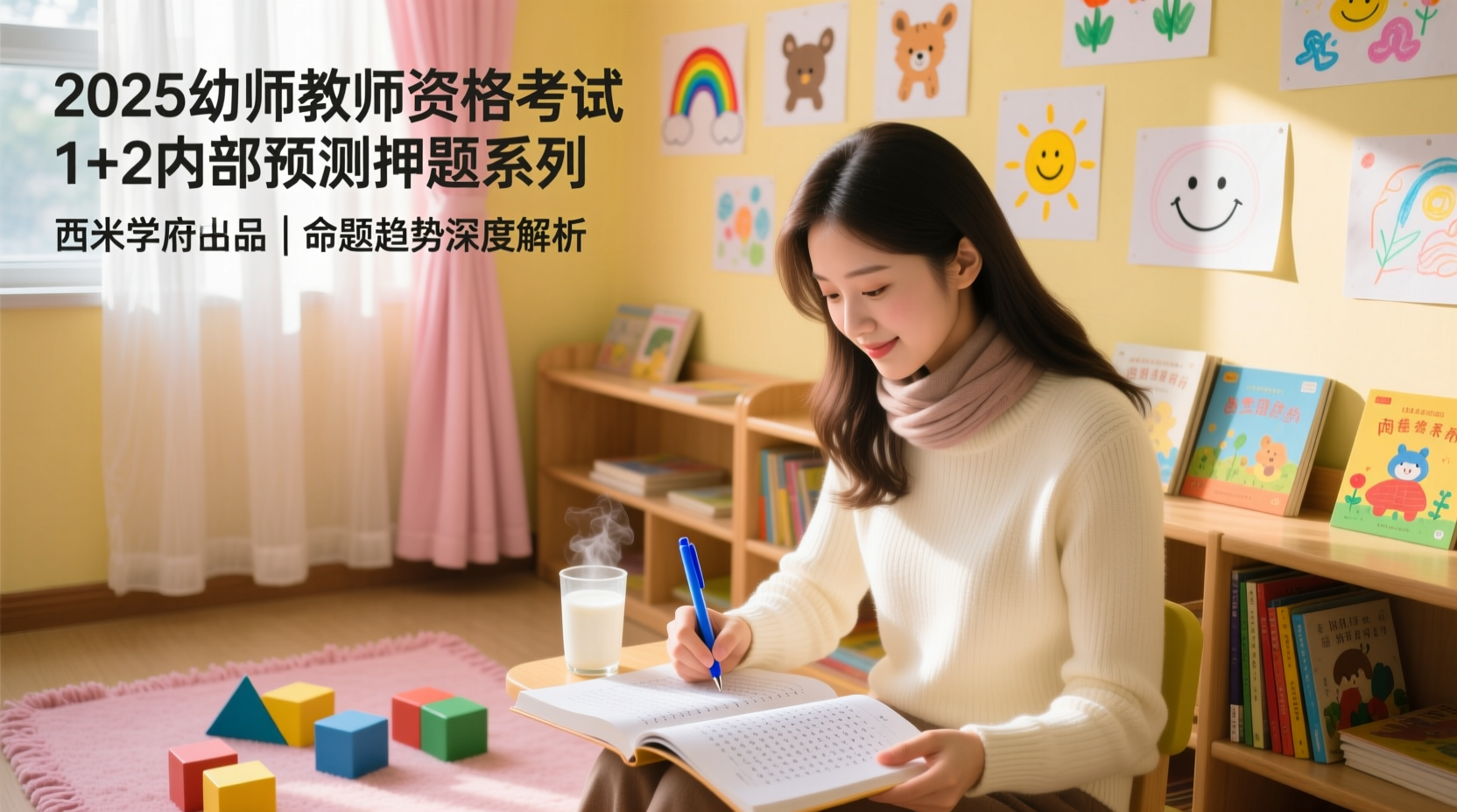 🌸幼师教资冲刺密钥｜“1+2内部预测押题系列”全维度命题解析2025幼师教师资格考试1+2内部预测押题卷｜西米学府出品，聚焦命题核心，助力高效冲刺！