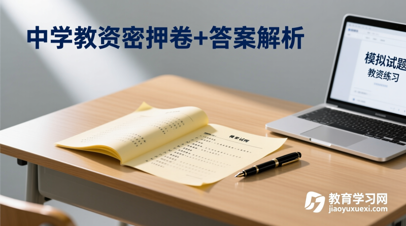 中学教师资格考试背后密押卷神器：科一 + 科二 高分预测全套秘籍|教育学习网