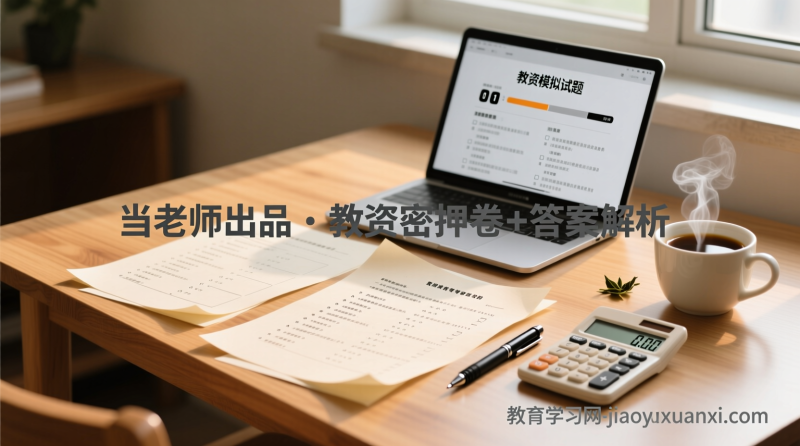 🔥 中学教资科一科二密押卷 + 答案解析：5期预测 + 终级绝密，冲刺高分最强武器|教育学习网