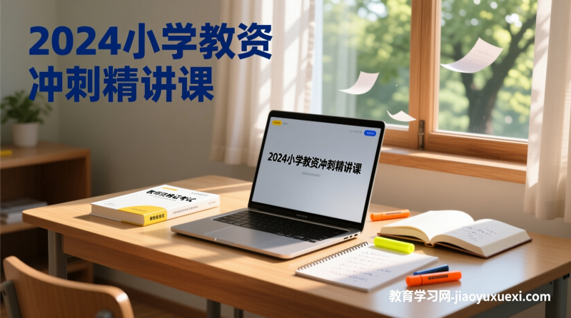 🔥2024小学教资冲刺精讲课：两大高能讲师带你掌握核心考点！|教育学习网