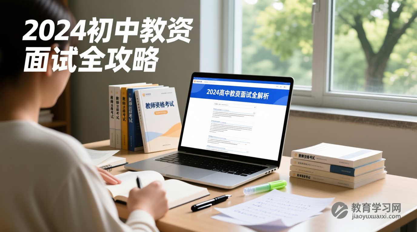 🔥2024高中教资面试全解析：结构化高分技巧与学科试讲攻略！2024高中教师资格面试备考指南｜结构化应答技巧＋学科试讲题库