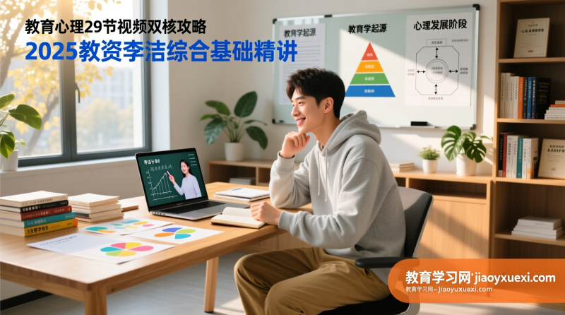 2025教资笔试双核引擎：李洁精讲教育心理29节，零基础筑牢高分堡垒！|教育学习网