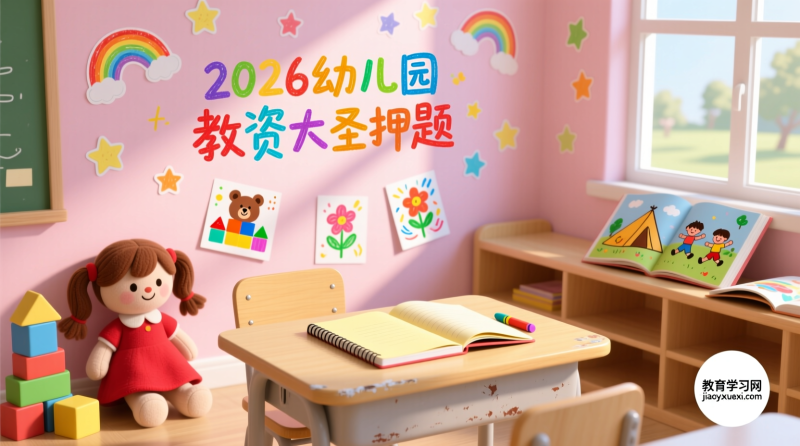 2026幼儿园教资保教秘籍：大圣三套押题，点燃幼教梦想火种！|教育学习网
