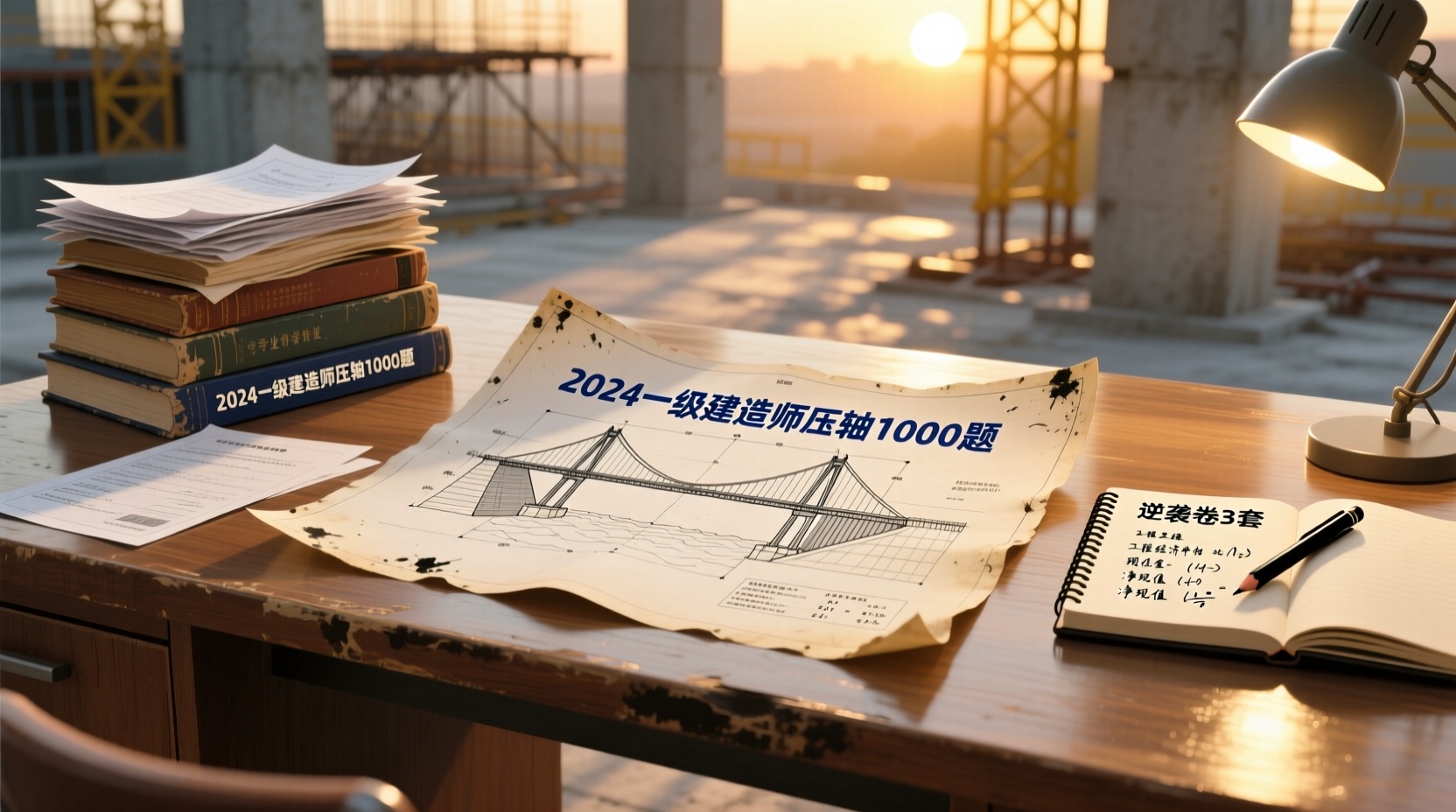2024一级建造师冲刺神器：1000道压轴题+3套逆袭卷，逆转你的考场命运！2024一级建造师考试备考指南：压轴1000题+逆袭卷3套详解
