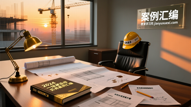 2024一建实务案例核弹：5大专业汇编解锁，现场难题变得分机器！|教育学习网