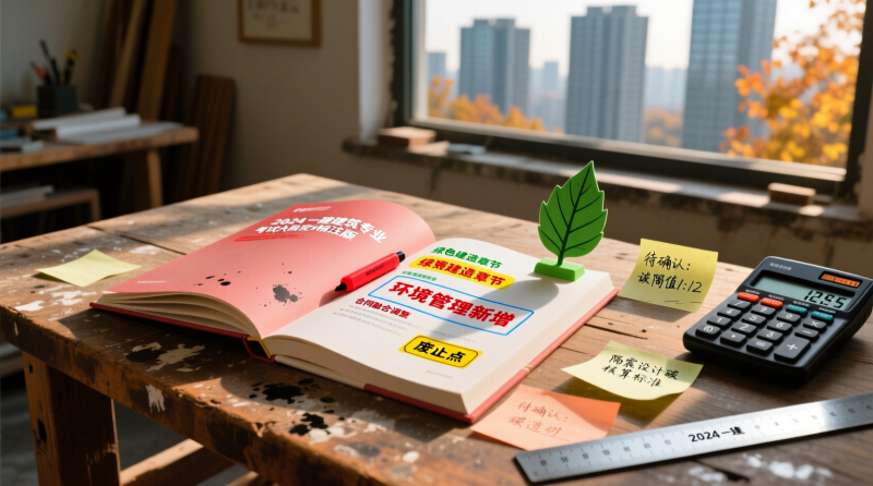 【重点推荐+免费提供】2024一建建筑大纲惊变标注：变动红线直击|教育学习网