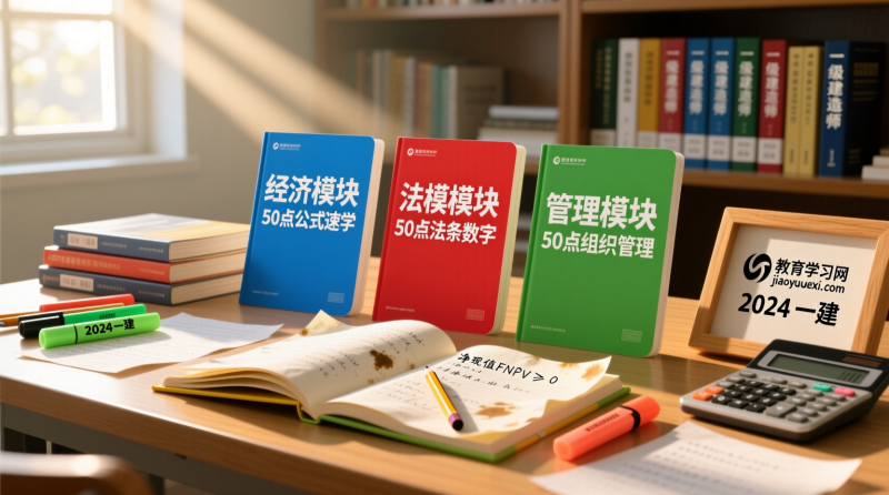 2024一建速学核弹：150点经济法规管理直击考心，零基高分上岸！|教育学习网