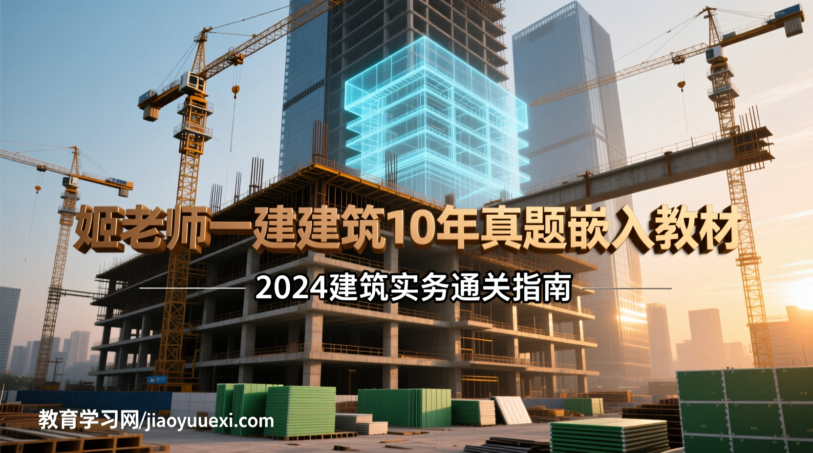 姬老师一建建筑秘籍大公开：10年真题嵌入，建筑高分从此不设限！2024一级建造师建筑工程10年真题嵌入教材：姬老师详解考点与学习攻略