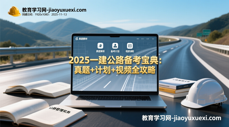2025一级建造师公路工程管理与实务备考资源：真题解析+学习计划+视频教程