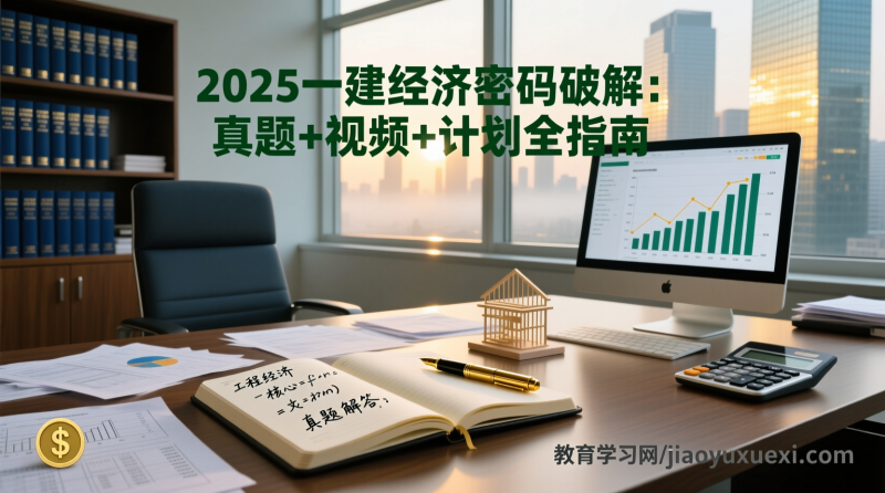 2025一建经济“财富密码”解锁指南：经济实务黑科技，让你一战封神|教育学习网