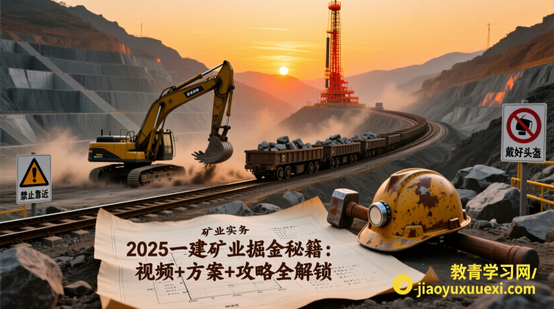 2025一建矿业“掘金”黑马指南：实务高手速成秘籍|教育学习网