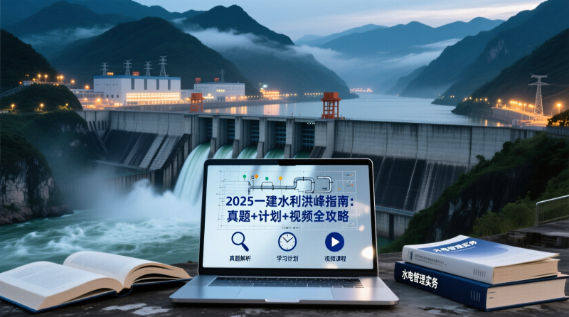 2025一建水利“洪峰”突围手册：水电实务零基础直击大坝的逆袭密码|教育学习网