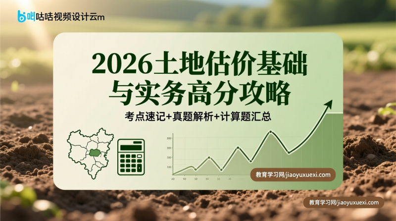 2026房地产估价师土地估价基础与实务备考资料