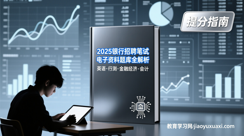 银行笔试提分秘籍：电子题库解析点亮上岸之路|教育学习网