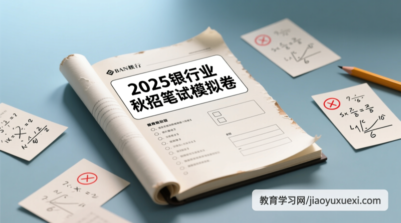 银行业秋招备战前沿：押题密卷解锁高分密码|教育学习网