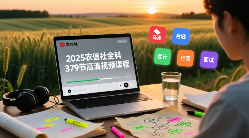 2025农信社招聘考试全科视频课程体系解析|教育学习网