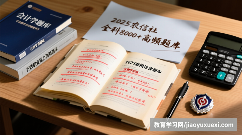 银行春招（农信社）经典题本拆解：农信社上岸考生的真实题库密码|教育学习网