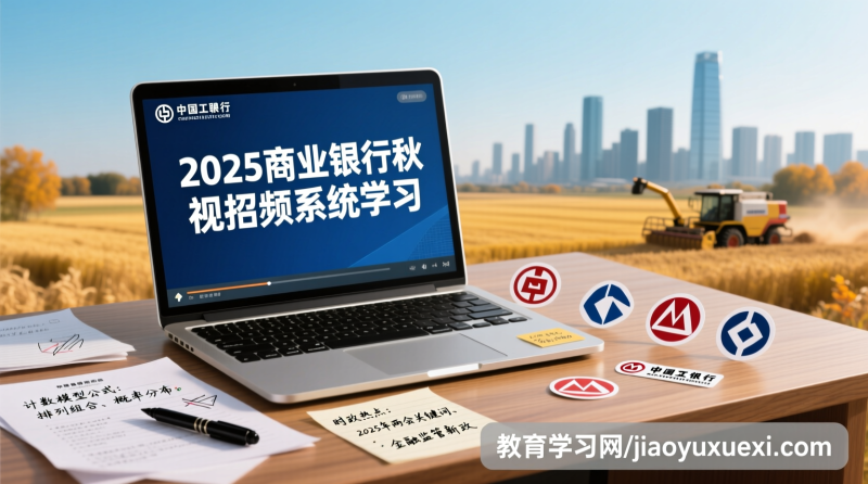 商业银行秋招视频通关：从历史脉络到高频刷题，一站式体系解密|教育学习网