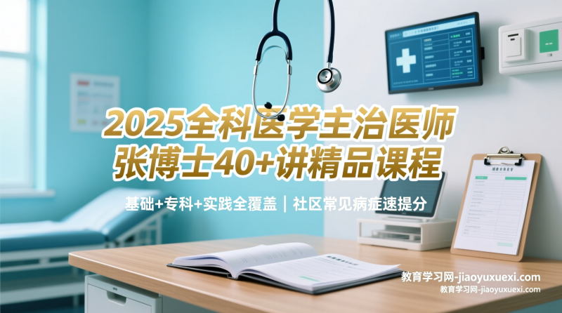 2025全科医学主治：张博士精品网络课程深度解析与提分攻略（免费）|教育学习网