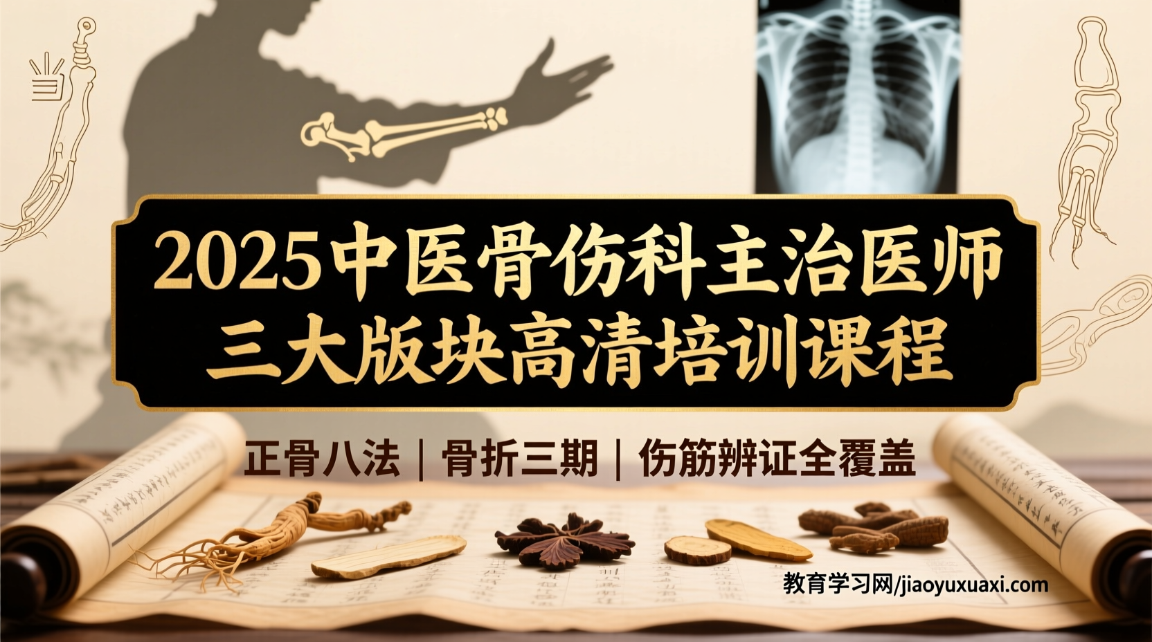 2025中医骨伤科主治：从基础理论到临床实践全体系提分路径2025中医骨伤科主治医师考试备考指南