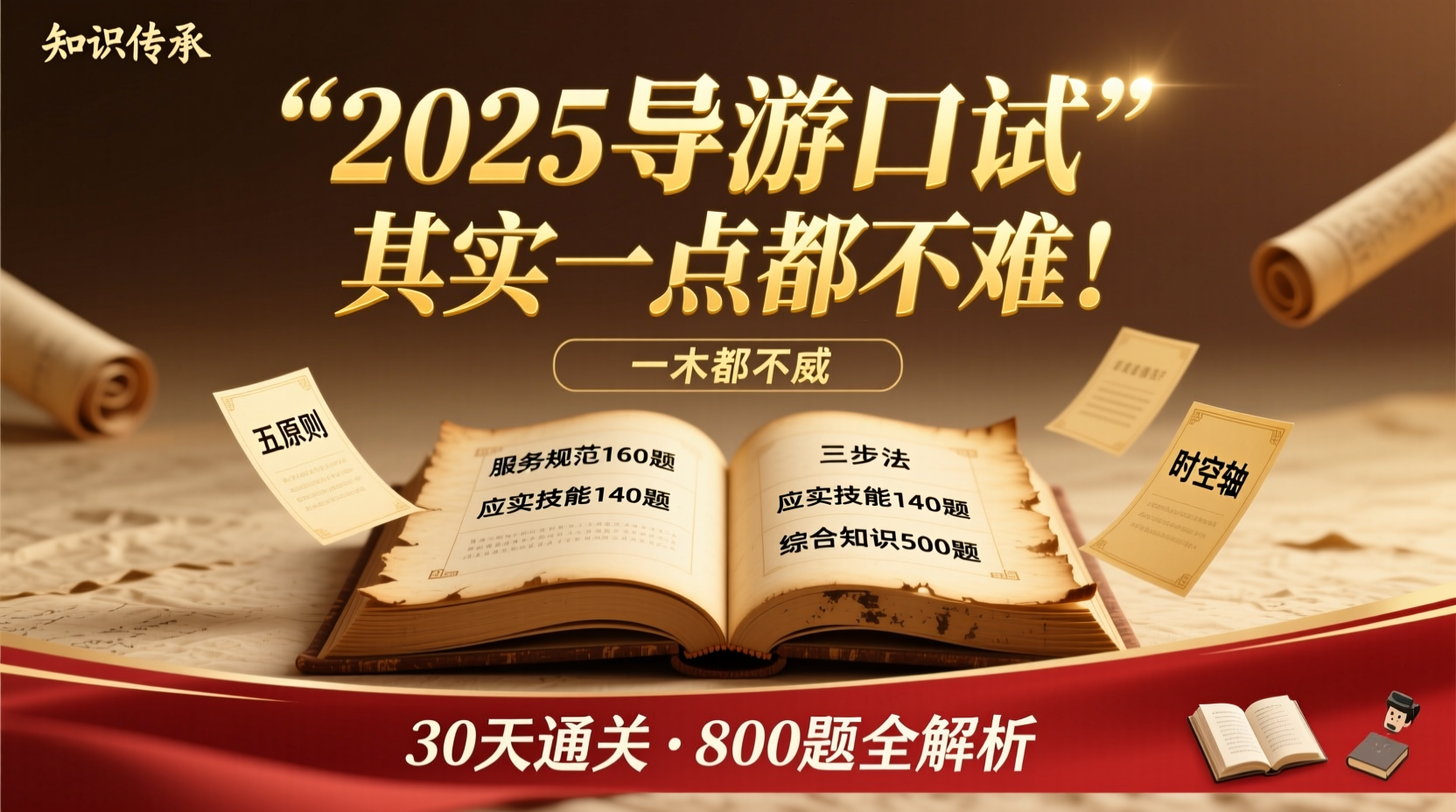 ✨ 2025导游口试其实一点都不难：800题题库全解析与高效通关秘诀2025导游资格考试口试题库及备考方法