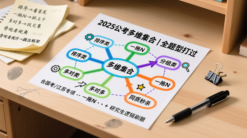 一张图看懂所有题型？2025“多维集合”带你打通公考逻辑任督二脉|教育学习网