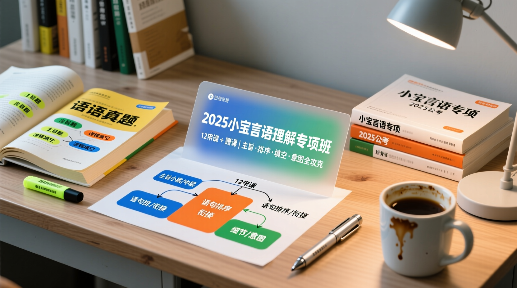 言语理解不是“玄学”！12节专项课+赠课，带你用逻辑拆解每一道国考题2025小宝言语理解专项班视频教程及讲义