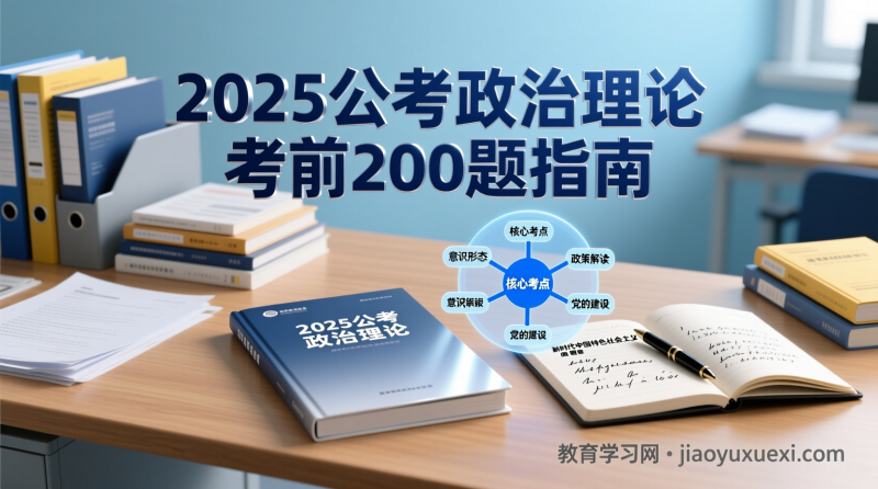 超哥公考政治理论200题：其实没那么难的考前冲刺秘籍|教育学习网