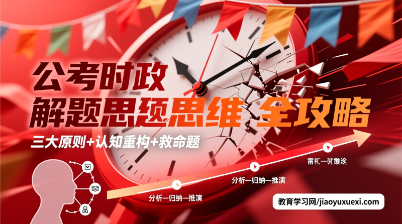 公考时政解题思维全解析：三大原则重构认知考前救命一网打尽|教育学习网
