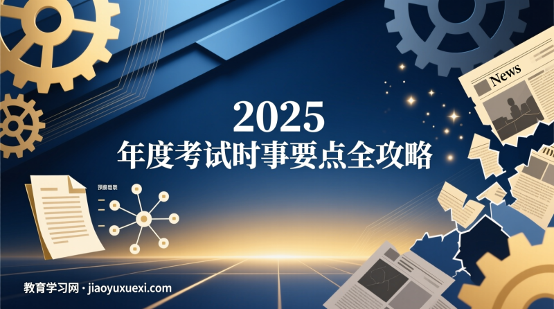 2025国考时政热点一网打尽：二十届三中全会资料让“海量新闻”变身得分捷径|教育学习网