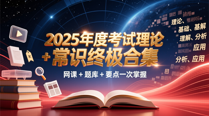 2025国考政治理论+常识终极合集：一套资料吃透全部新增考点|教育学习网