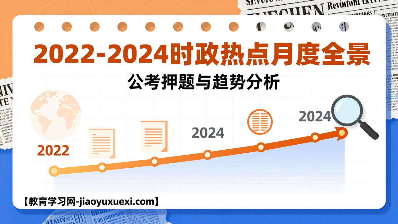 2022-2024时政热点月度解码：公考情报的时空隧道2022-2024时政热点按月汇总资料