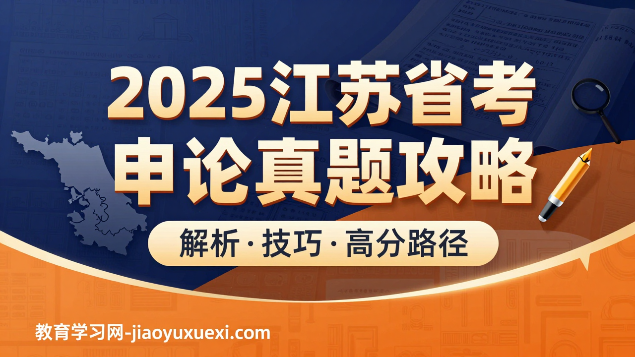 2025江苏省考申论真题攻克：解析背后的解题艺术2025江苏省考申论真题解析视频课程