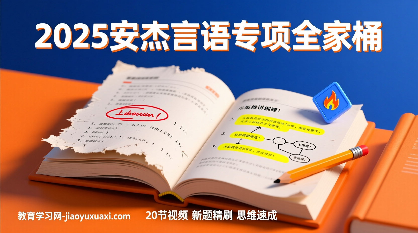 2025安杰言语专项全家桶：行测言语上分的隐形翅膀2025公务员言语理解专项备考