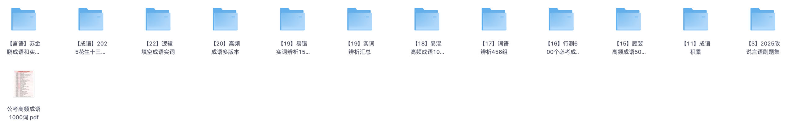 图片[3]|2025公务员言语理解成语实词辨析合集资料