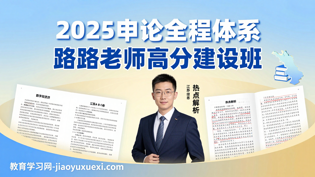 🚀2025申论全程体系：路路老师带你从基础到高分2025公务员申论全程体系视频教程讲义