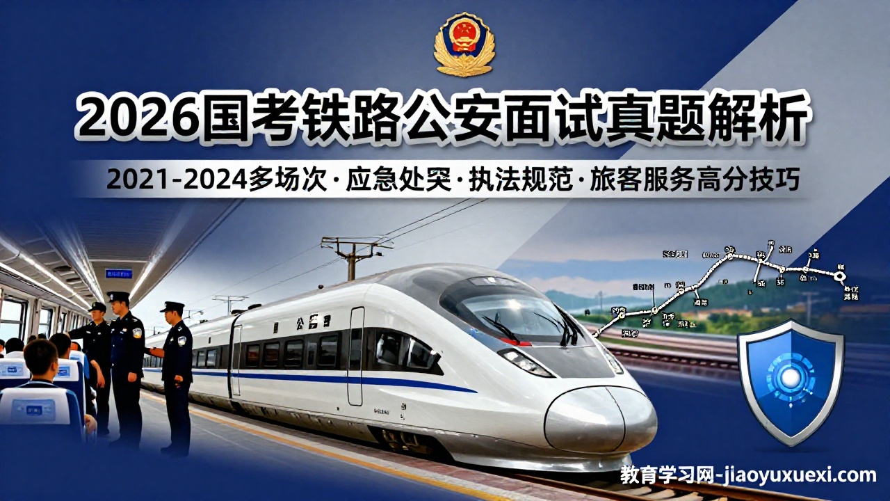 🚄 铁路公安面试备考路径：专业执法思维，从容应对岗位考题2026国考铁路公安面试：真题解析与岗位高分技巧