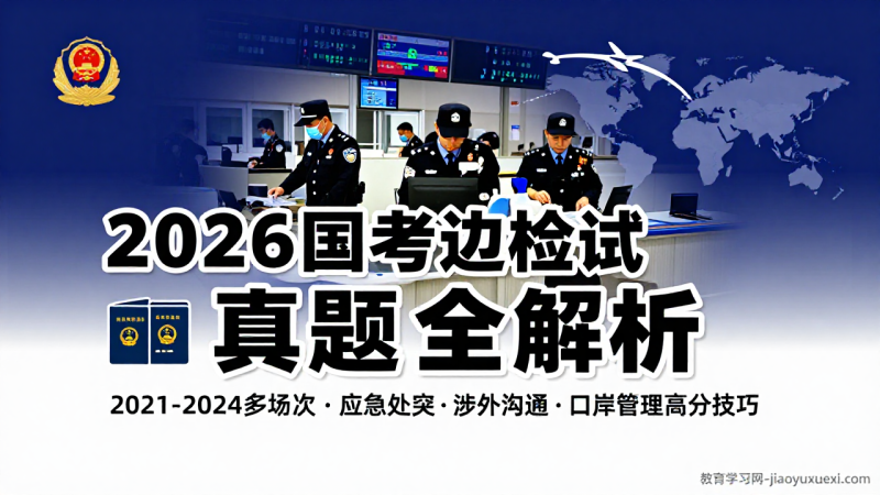 🛂 边检面试备考指南：专业口岸思维，稳稳守护国门|教育学习网