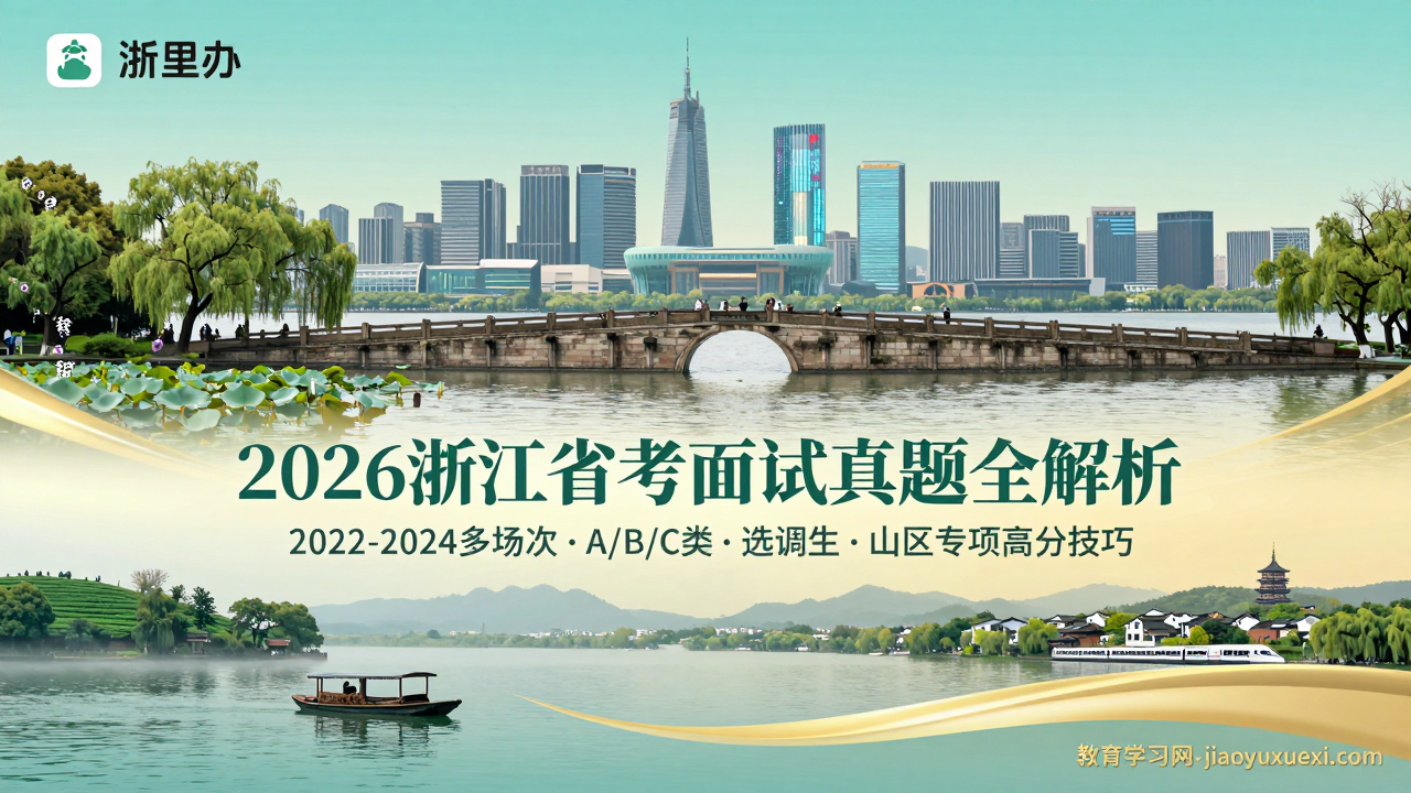 🌿 浙江省考面试备考指南：浙里实干思维，诗画江南逐梦共同富裕2026浙江省考面试：真题解析与高分技巧